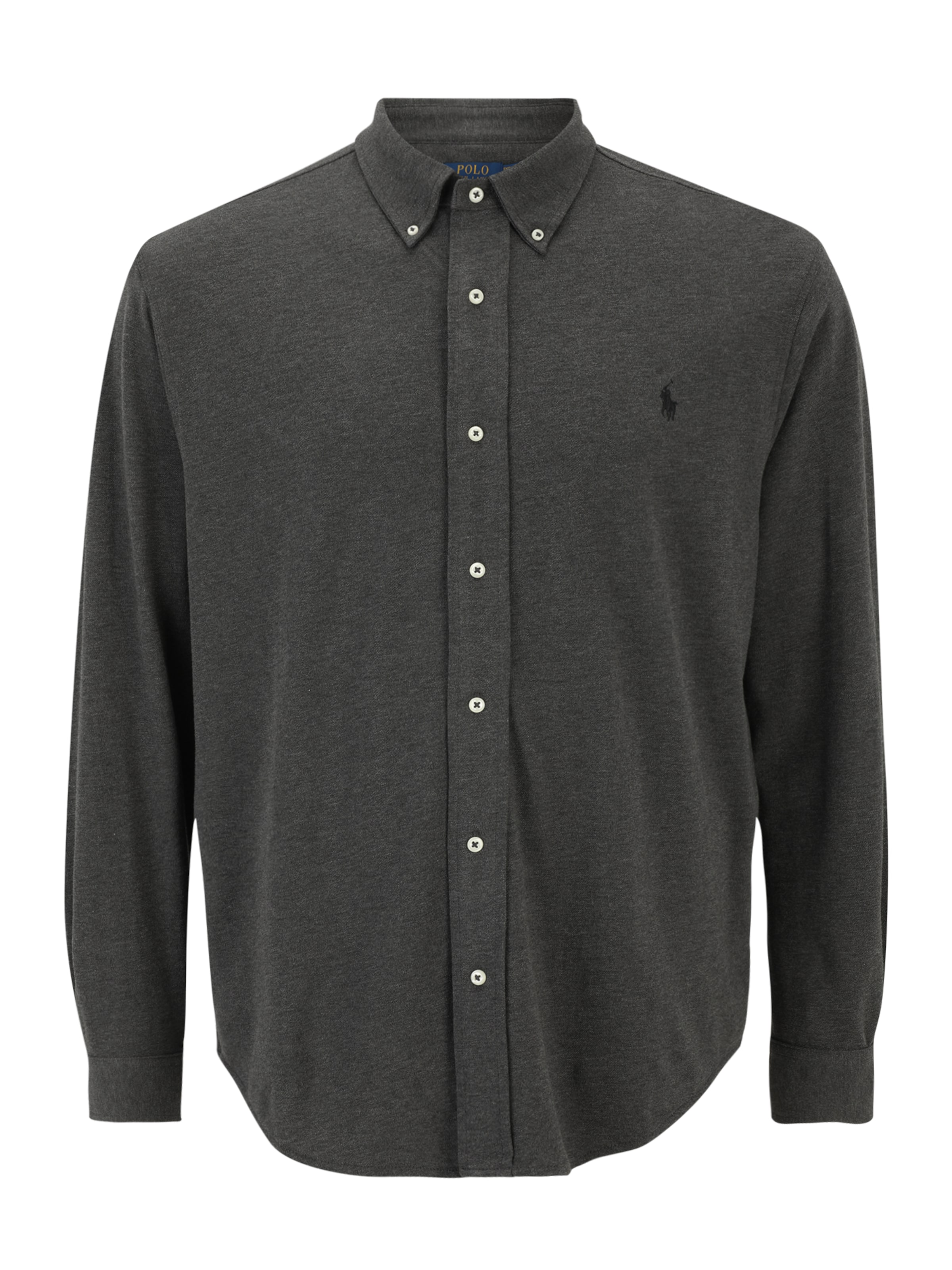 Polo Ralph Lauren Big & Tall Рубашка в Серый: спереди