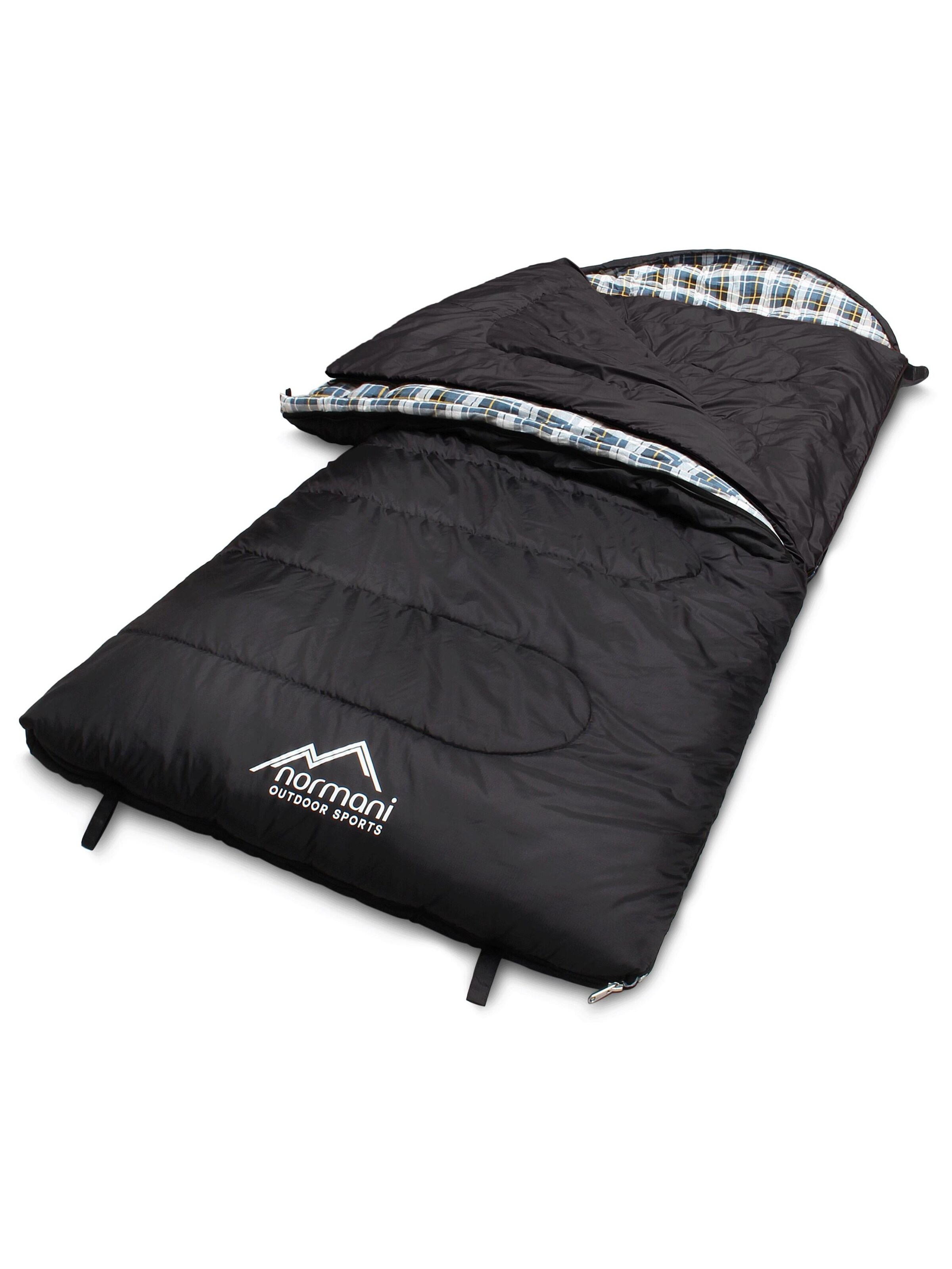 normani Sleeping Bag 'Antarctica' in Black