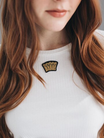 Top 'Royal Touch' di RADADA in bianco