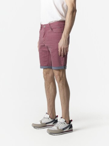 sarkans KOROSHI Standarta Džinsi