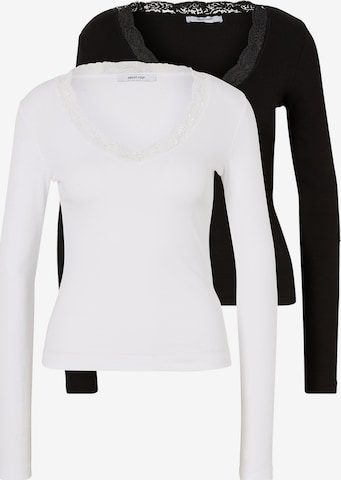 ABOUT YOU Shirt 'Matthea' in Schwarz: Vorderseite