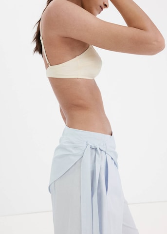 MANGO Baggy Pants in Blue