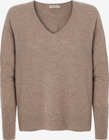 smėlio TATUUM Megztinis 'Aniston': priekis