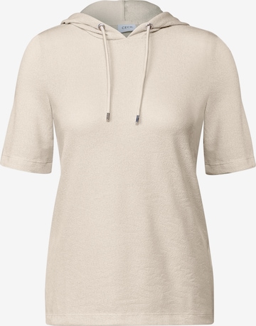 CECIL Sweatshirt in Beige: Vorderseite