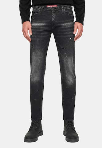 Rusty Neal Slim fit Jeans in Black: front