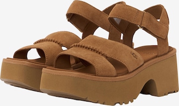 UGG Sandale in Braun: Vorderseite