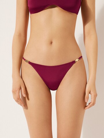 CALZEDONIA Bikini Bottoms in Red: front