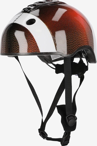 Crazy Safety Helm 'Football' in Braun: Vorderseite