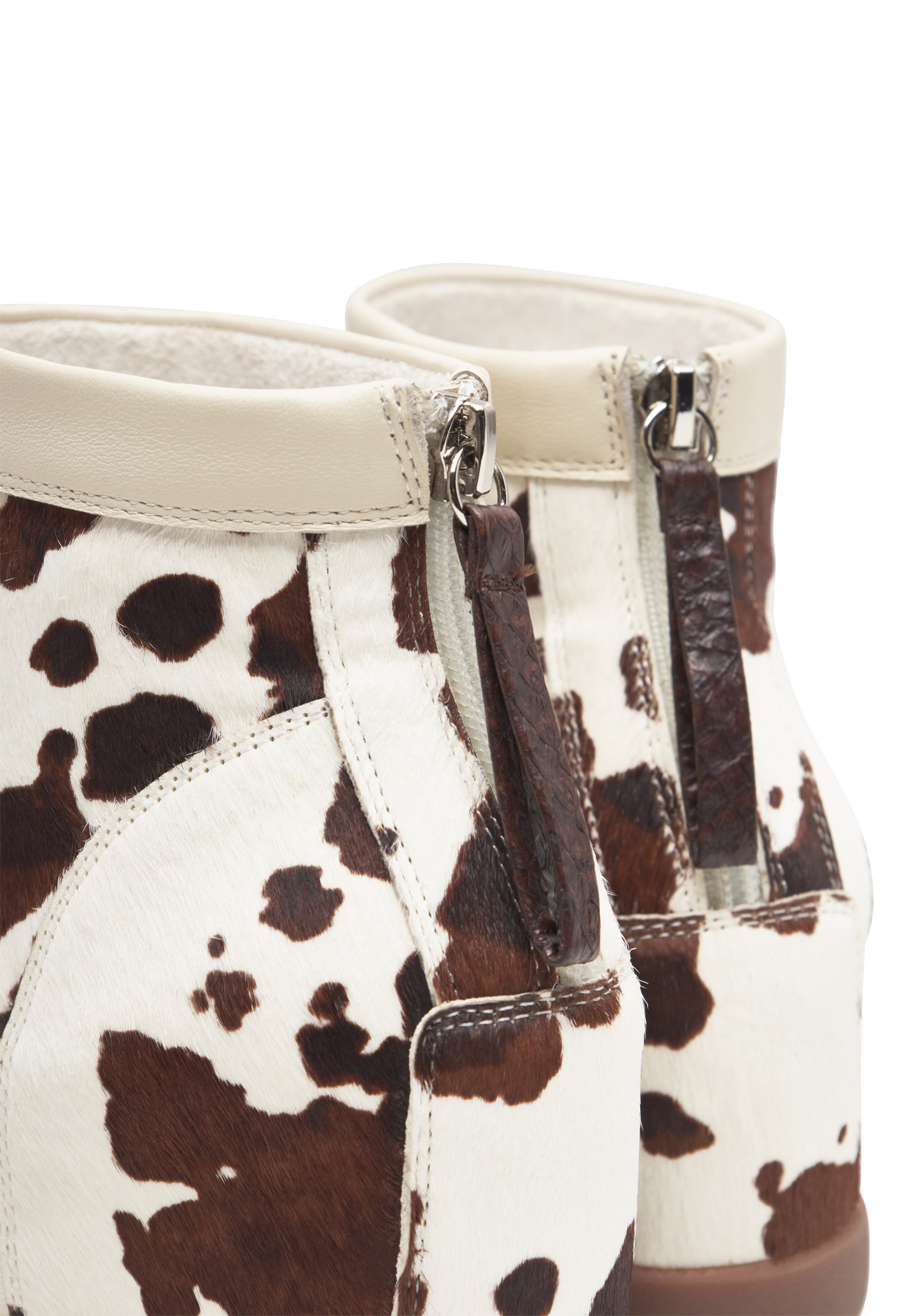 Bottines 'Emmy Animal' WODEN en blanc