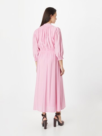 Robe-chemise 'Salmia' minus en rose