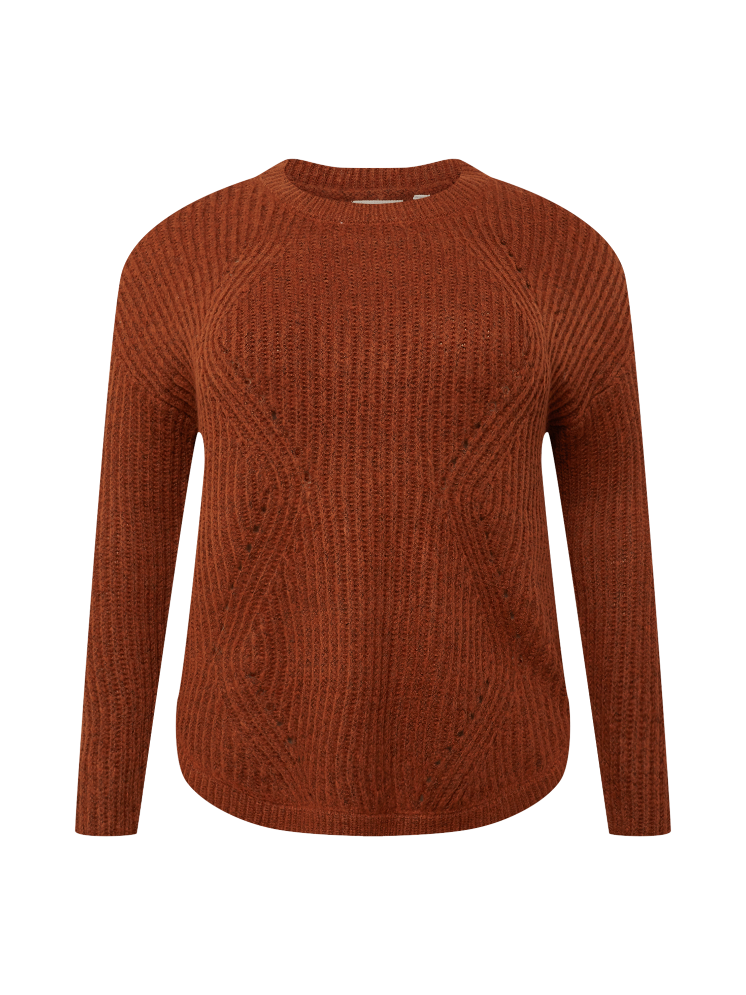 aacOX Odzież ONLY Carmakoma Sweter Bernie w kolorze Rdzawobrązowym 
