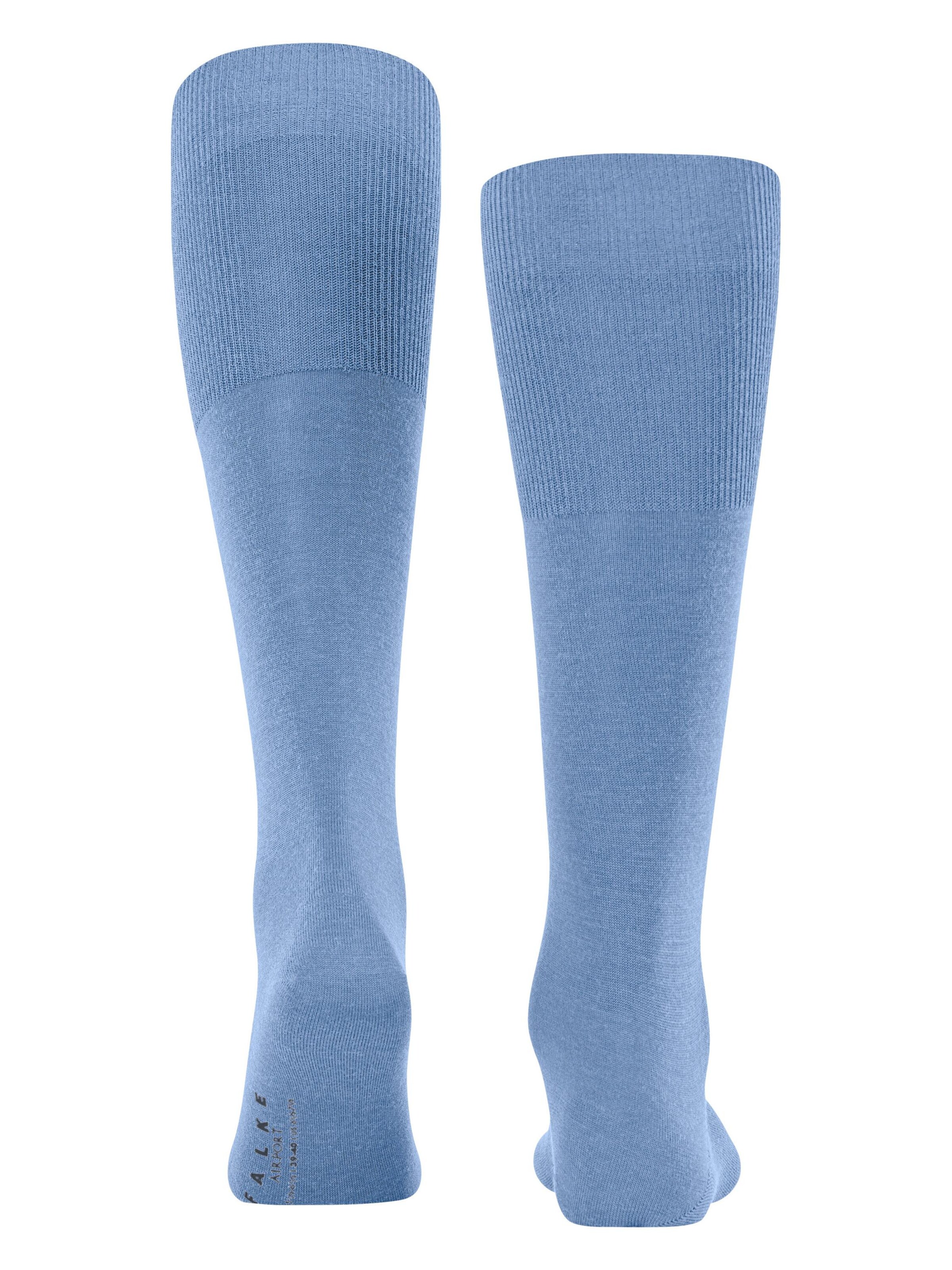 FALKE Knee High Socks 'Airport' in Blue