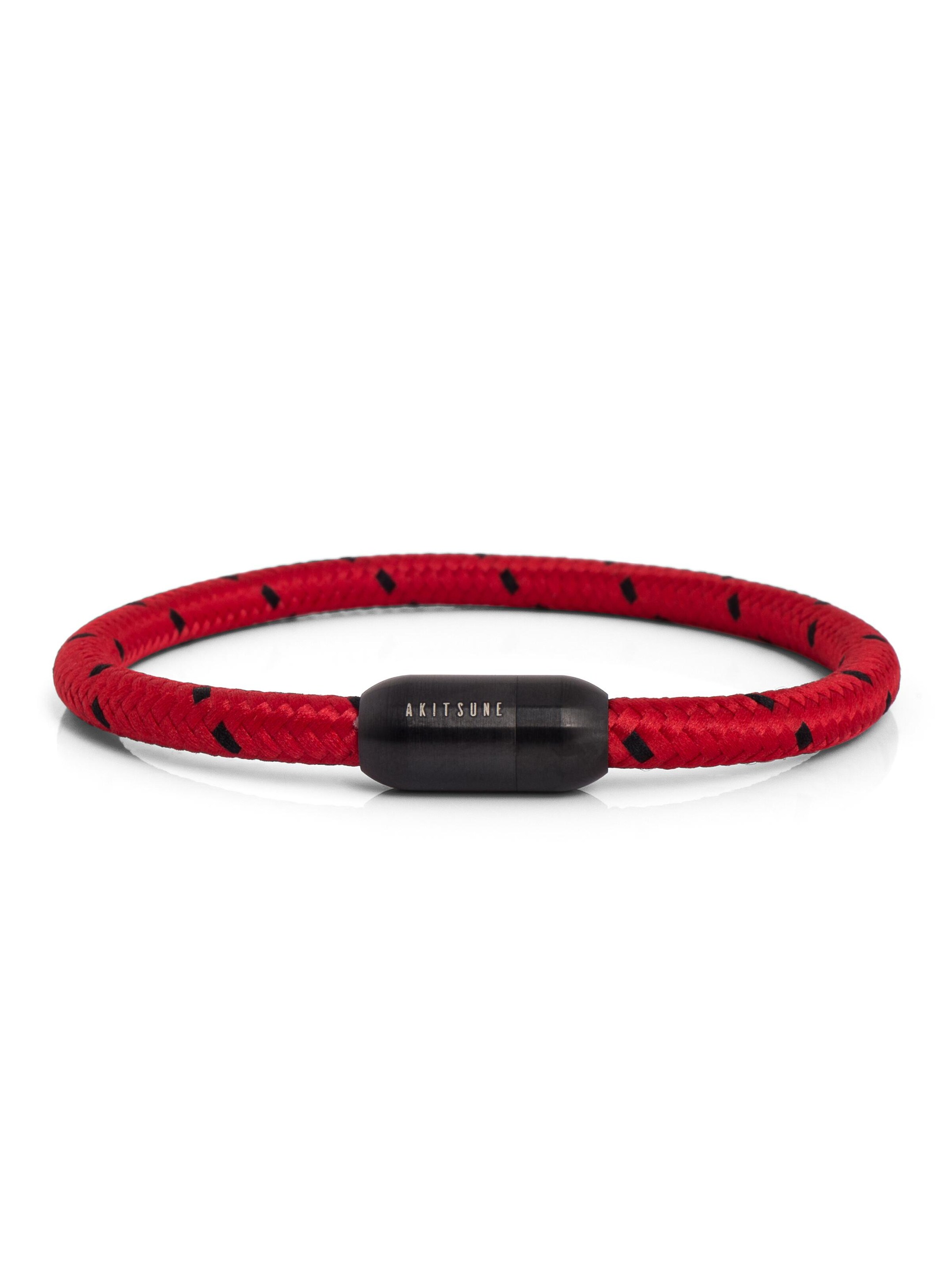 Akitsune Armband 'Silvus'‌ in Rot