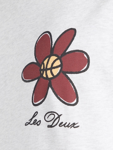 Les Deux - Camiseta 'Flower Basket' en gris