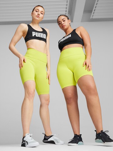 PUMA Skinny Παντελόνι φόρμας 'Shapeluxe' σε πράσινο