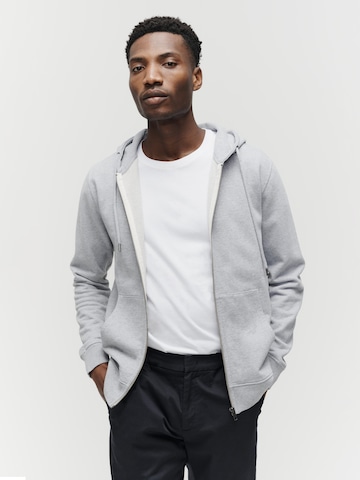 SANVT Sweatjacke 'The Zip Hoodie'‌ in Grau: Vorderseite