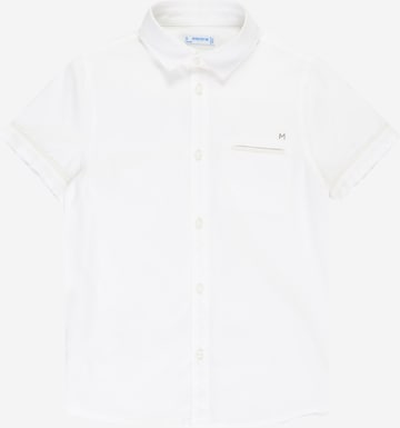 Mayoral Regular fit Button Up Shirt in White: front