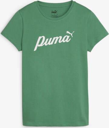 PUMA Sportshirt 'ESS+' in Grün: predná strana