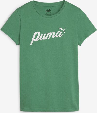 PUMA Functioneel shirt 'ESS+' in de kleur Groen / Wit, Productweergave