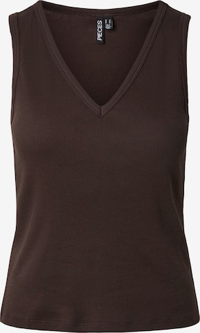 Maillot de corps 'PCBella' PIECES en marron : devant