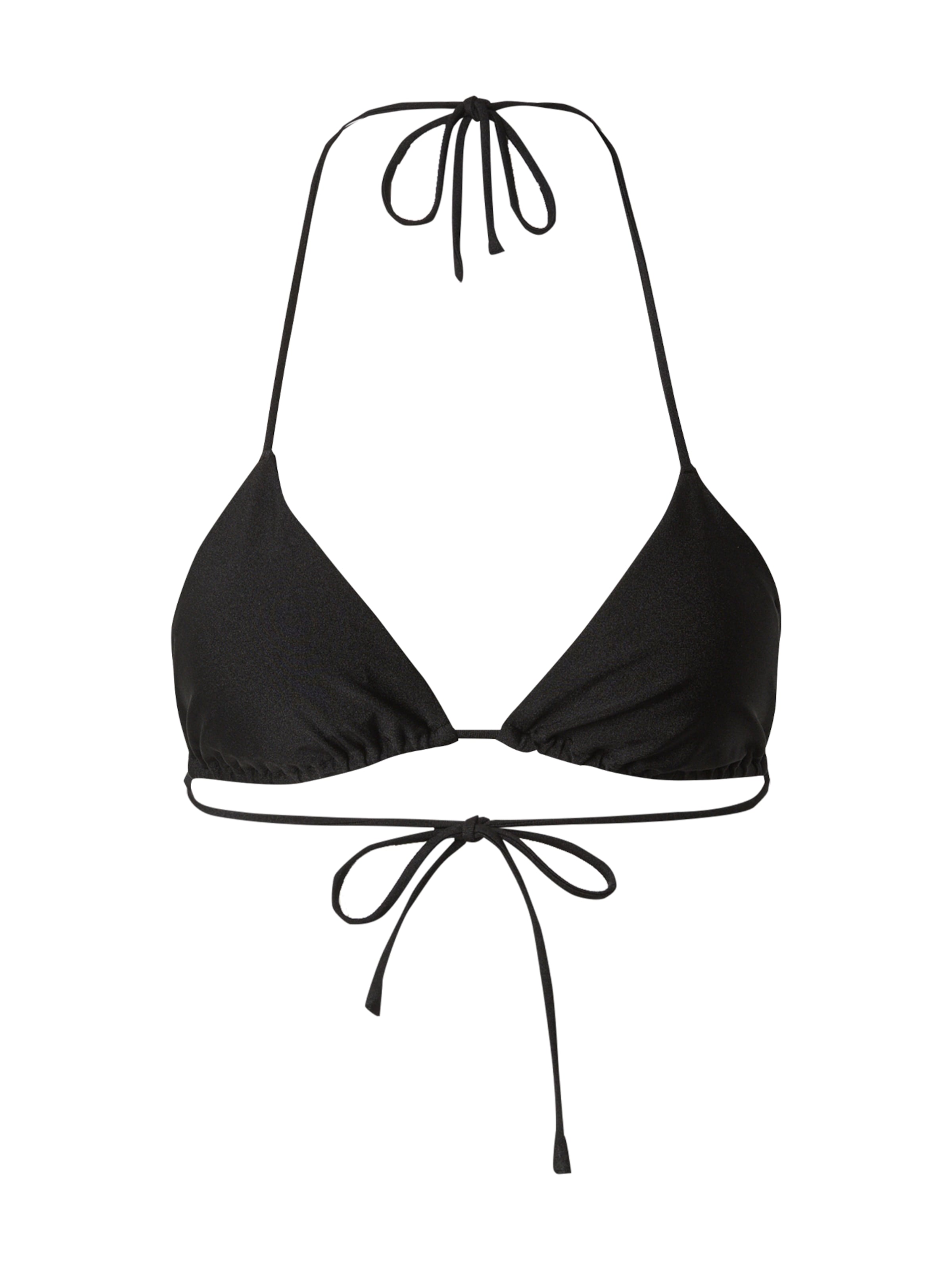 LeGer by Lena Gercke Τρίγωνο Τοπ μπικίνι 'Duana' σε μαύρο: μπροστά