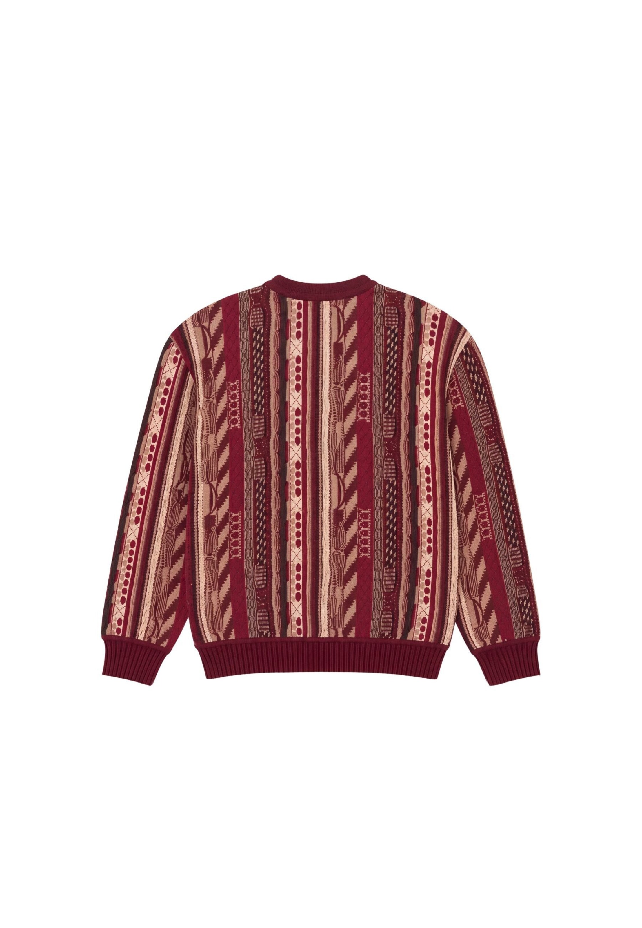 Pullover di Colucci in rosso: dietro