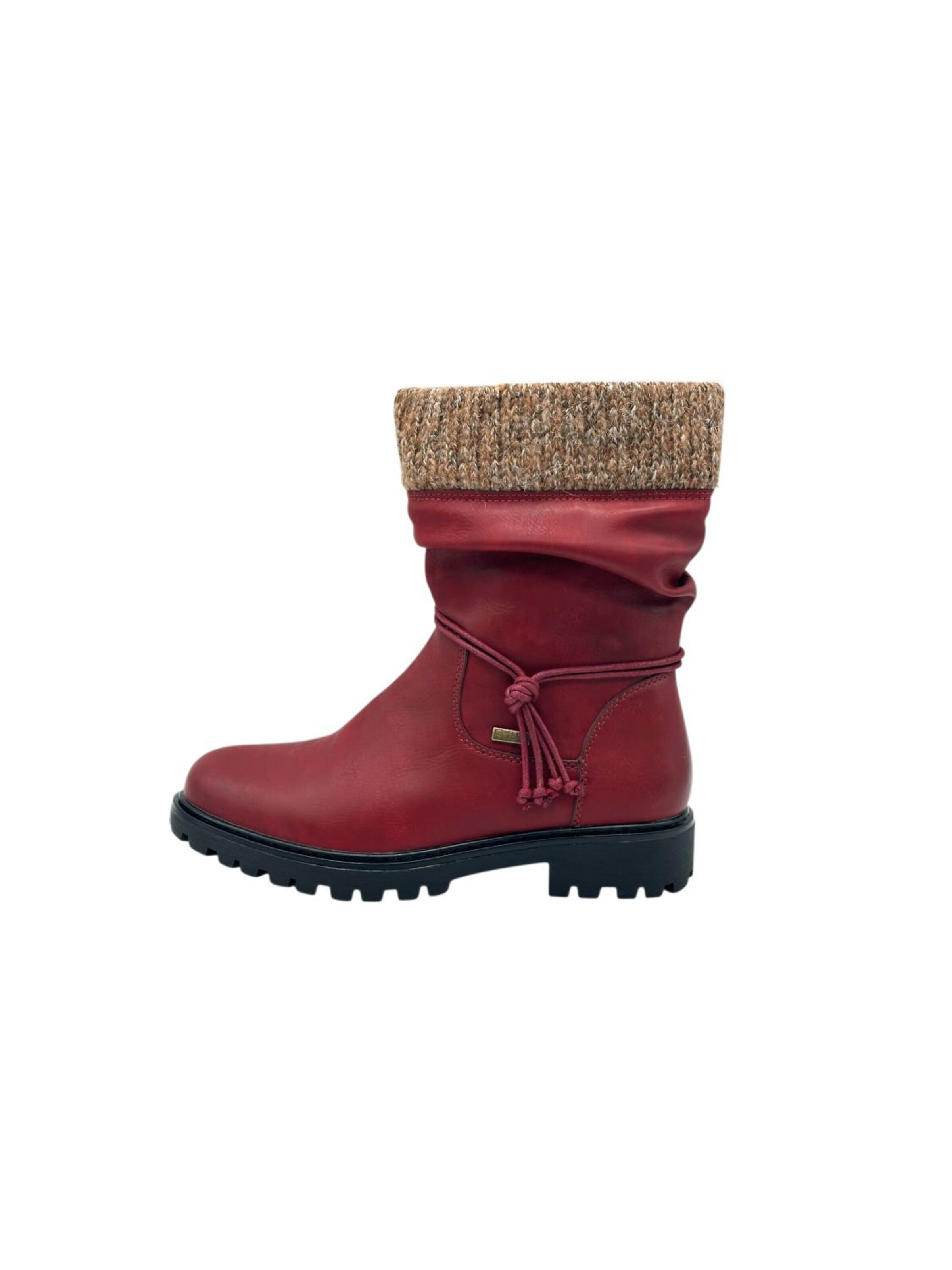 Nowaland Booties 'Damen gefütterte Winterstiefeletten' in Red: front