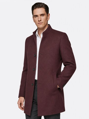 ALLTHEMEN Winter Coat 'Mantelruhe' in Red