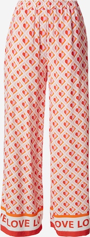 oranžinė Emily Van Den Bergh Plačios klešnės Kelnės: priekis