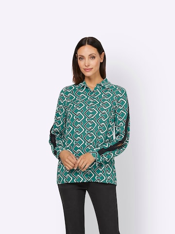 heine Blouse in Groen: voorkant