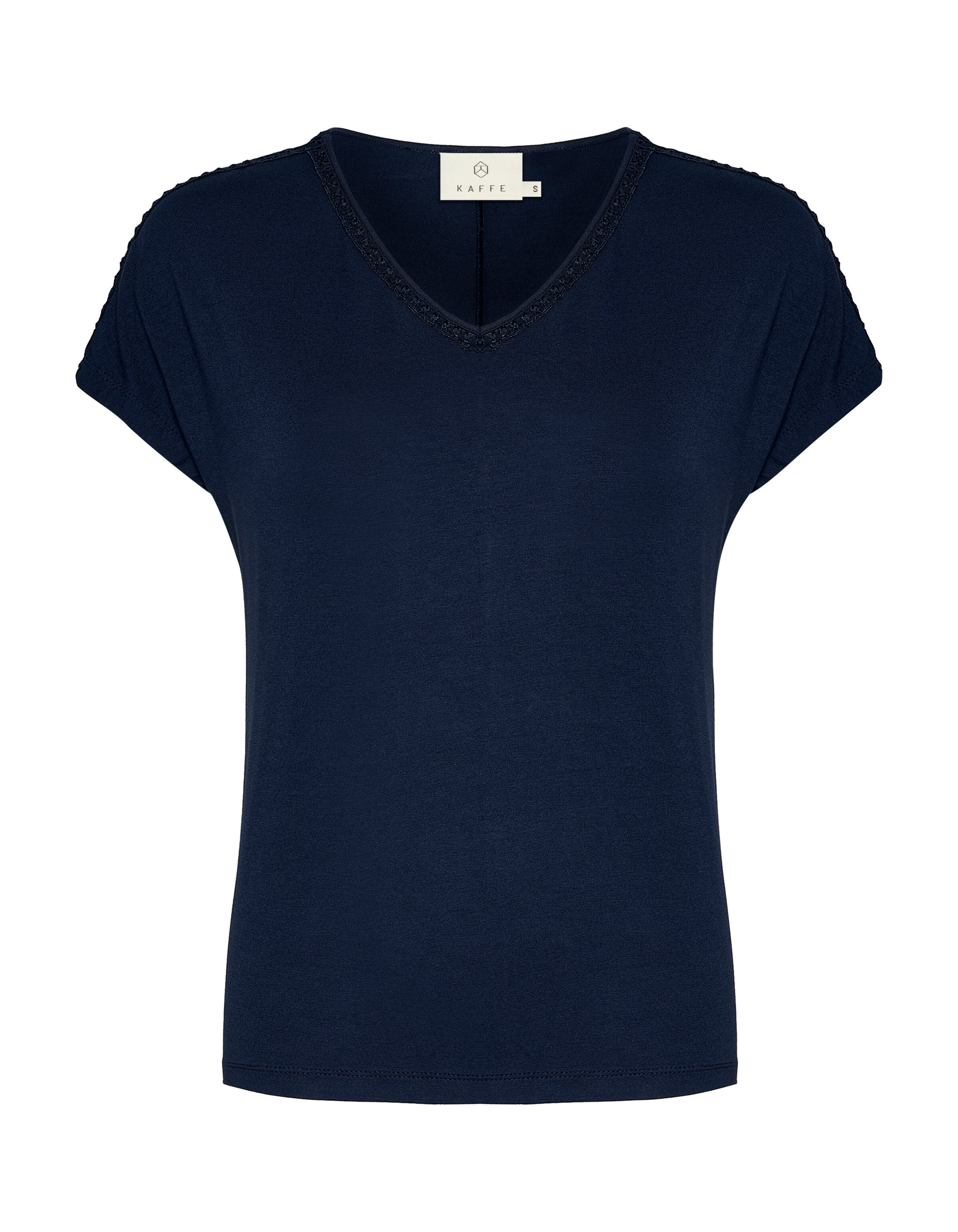 T-shirt 'Ulrika' Kaffe en bleu : devant