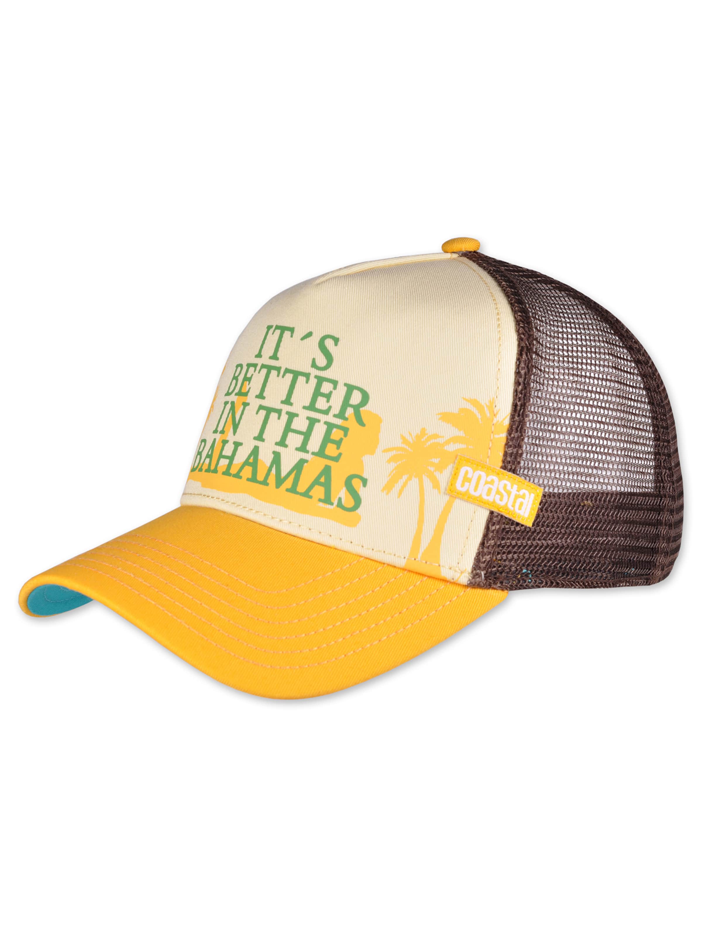 Coastal Cap 'Bahamas' in Yellow: front