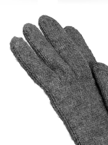 CAPO Full Finger Gloves 'Strickhandschuhe, melange' in Grey
