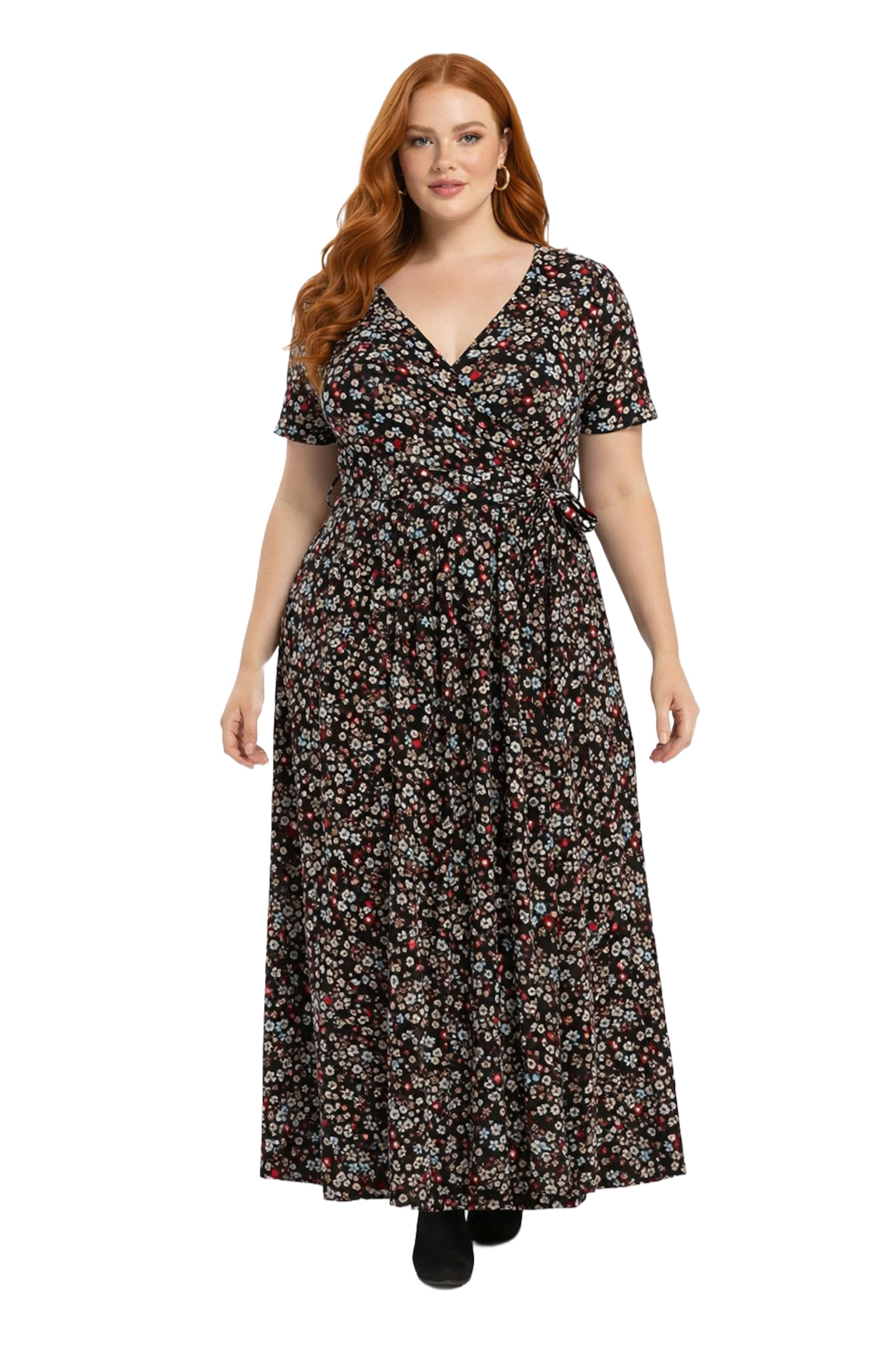 Shape Of You Jurk in Zwart: voorkant