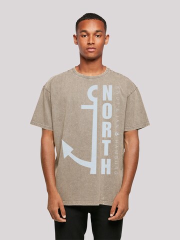 F4NT4STIC Shirt in Brown: front