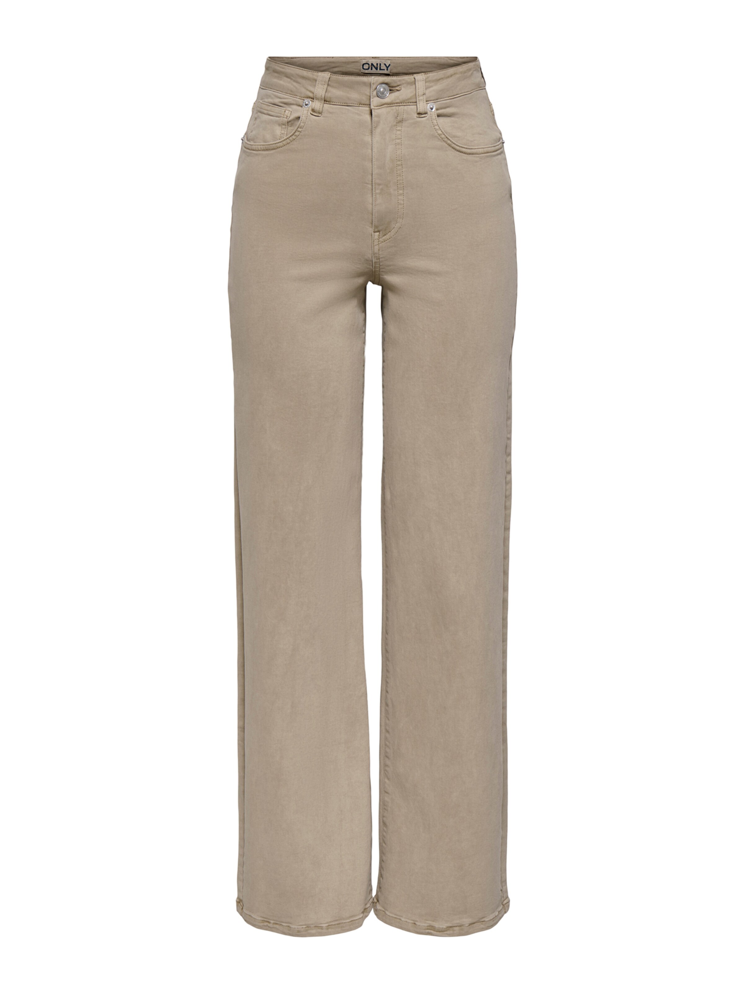 Pantalon 'ONLJUICY-MISSOURI' ONLY en beige : devant