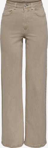 Pantalon 'ONLJUICY-MISSOURI' ONLY en beige : devant