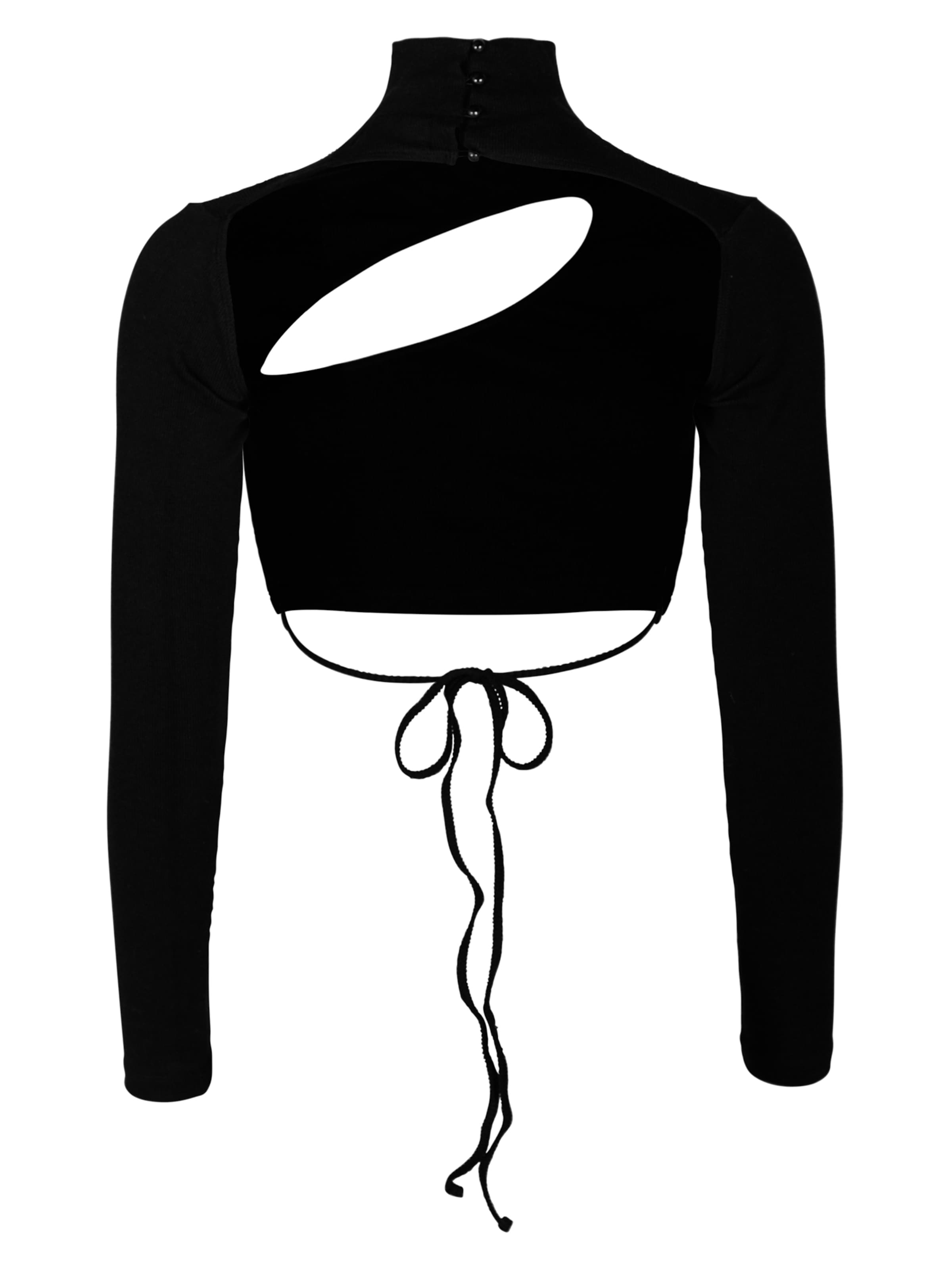 OW Collection Koszulka 'TORI' w kolorze czarny