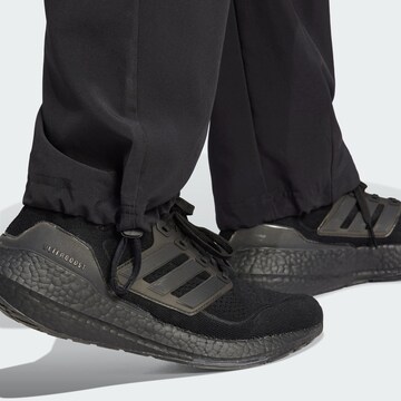 ADIDAS PERFORMANCE Wide Leg Sporthose in Schwarz