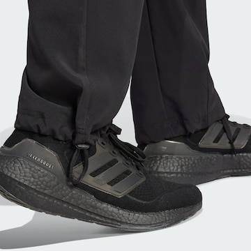 ADIDAS PERFORMANCE Wide leg Sports trousers in Black