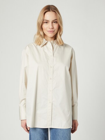 Guido Maria Kretschmer Women Bluse 'Raven' in Beige: Vorderseite