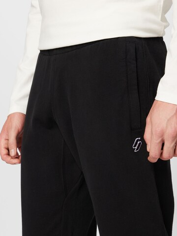 Superdry Tapered Trousers in Black