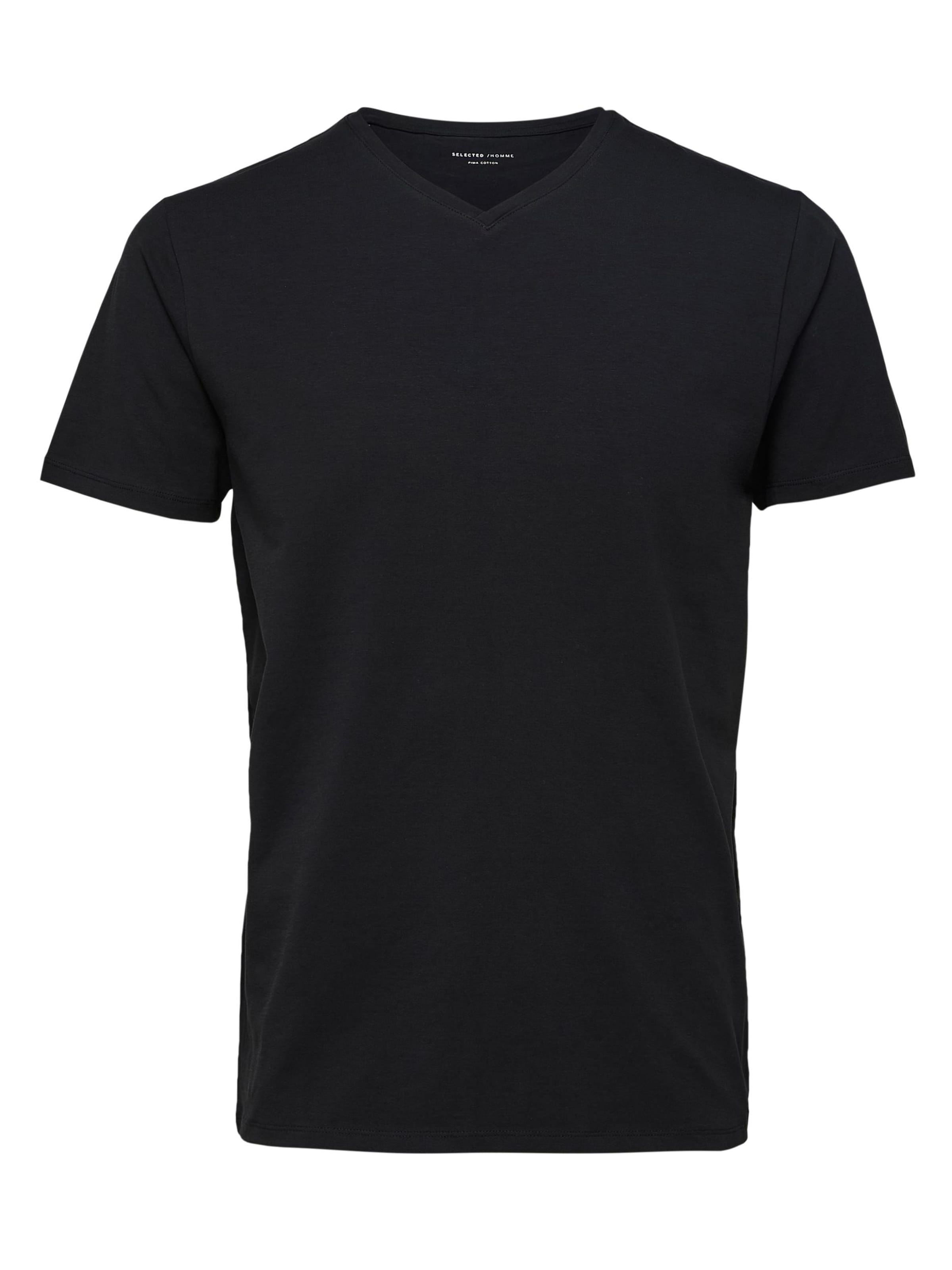 SELECTED Shirt in Black: front