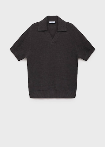 MANGO MAN Poloshirt 'Splash' in Grau
