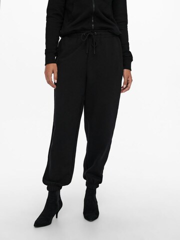 Effilé Pantalon 'Feel' ONLY en noir