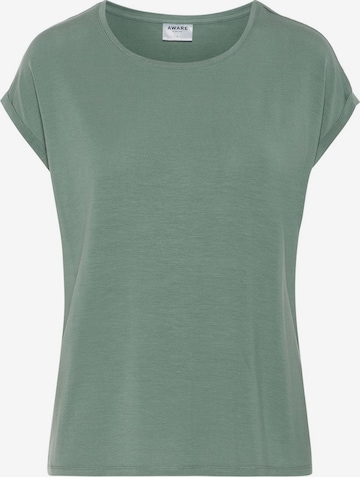 VERO MODA T-shirt 'Ava' i grön: framsida