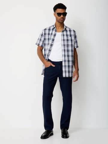 PADDOCKS Regular Fit Hemd in Blau