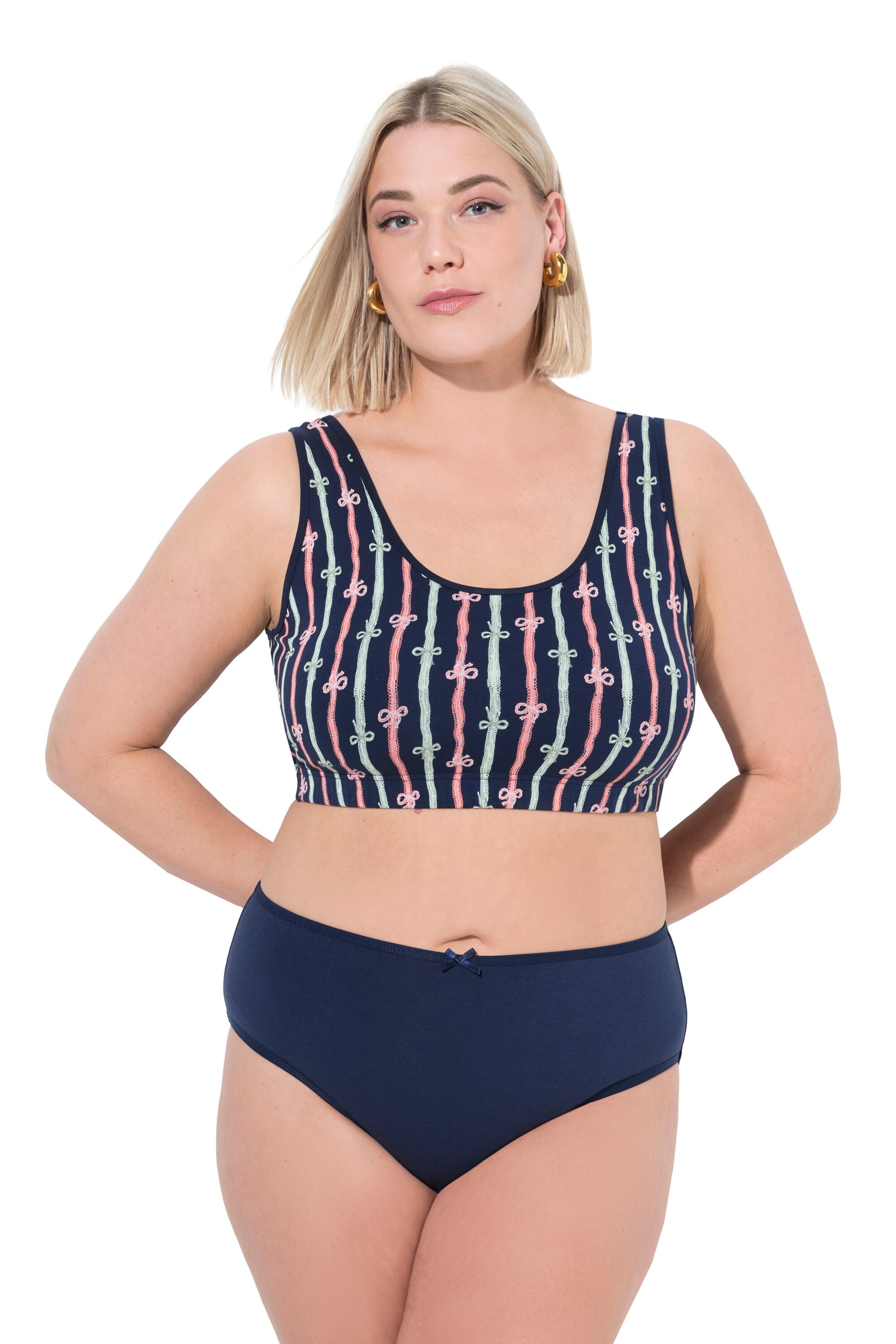 Ulla Popken Slip in Grün: Vorderseite