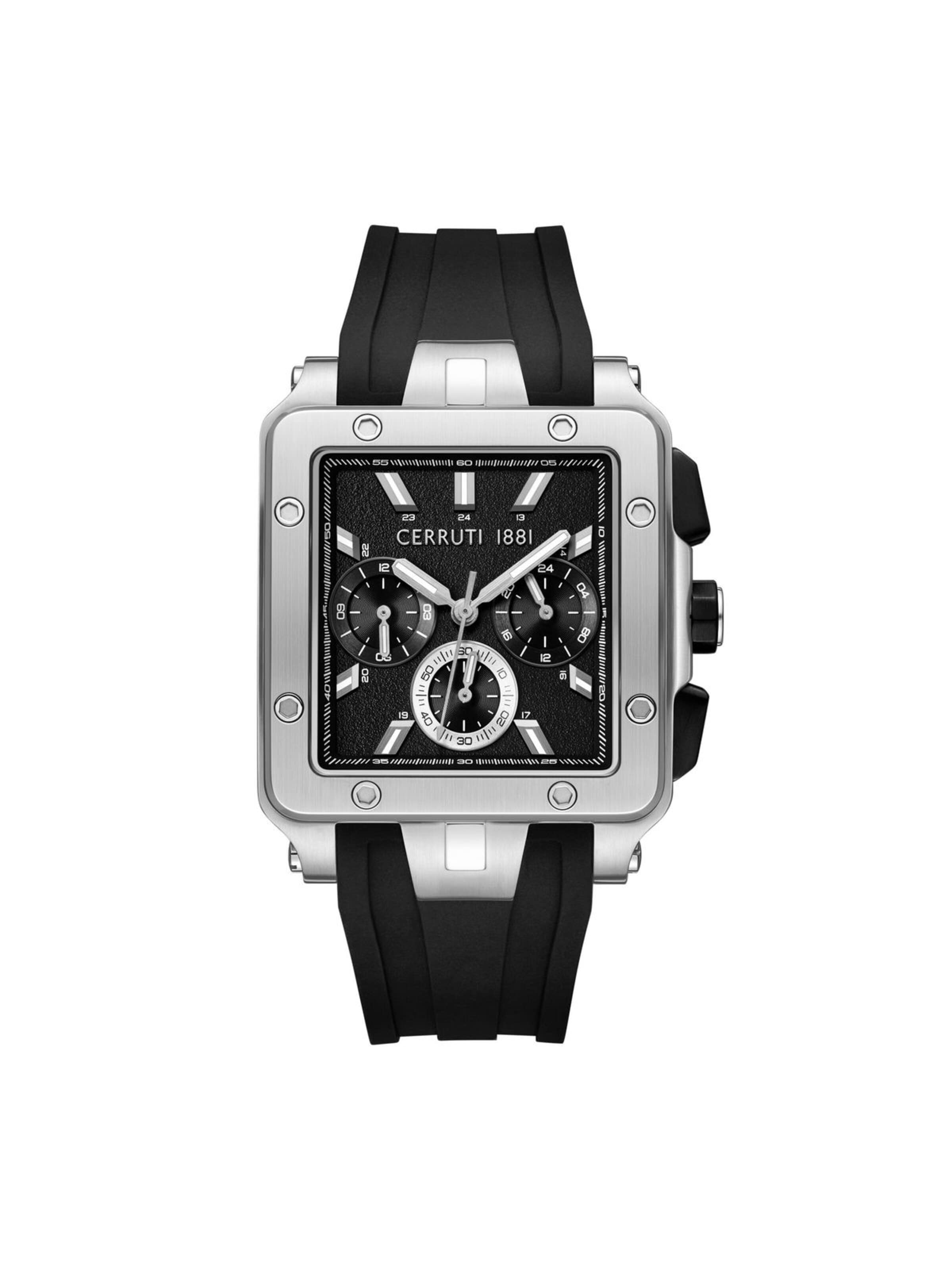 CERRUTI 1881 Analog watch 'Odissea' in Silver: front