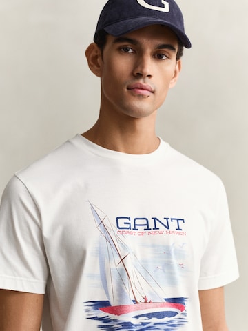 GANT Μπλουζάκι σε λευκό